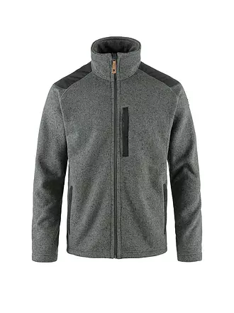 FJÄLLRÄVEN | Giacca in pile da uomo Buck | hellgrau